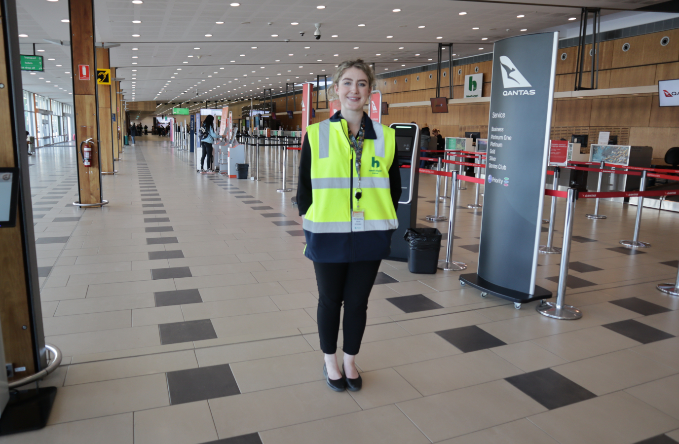Airport Manager inside Airport