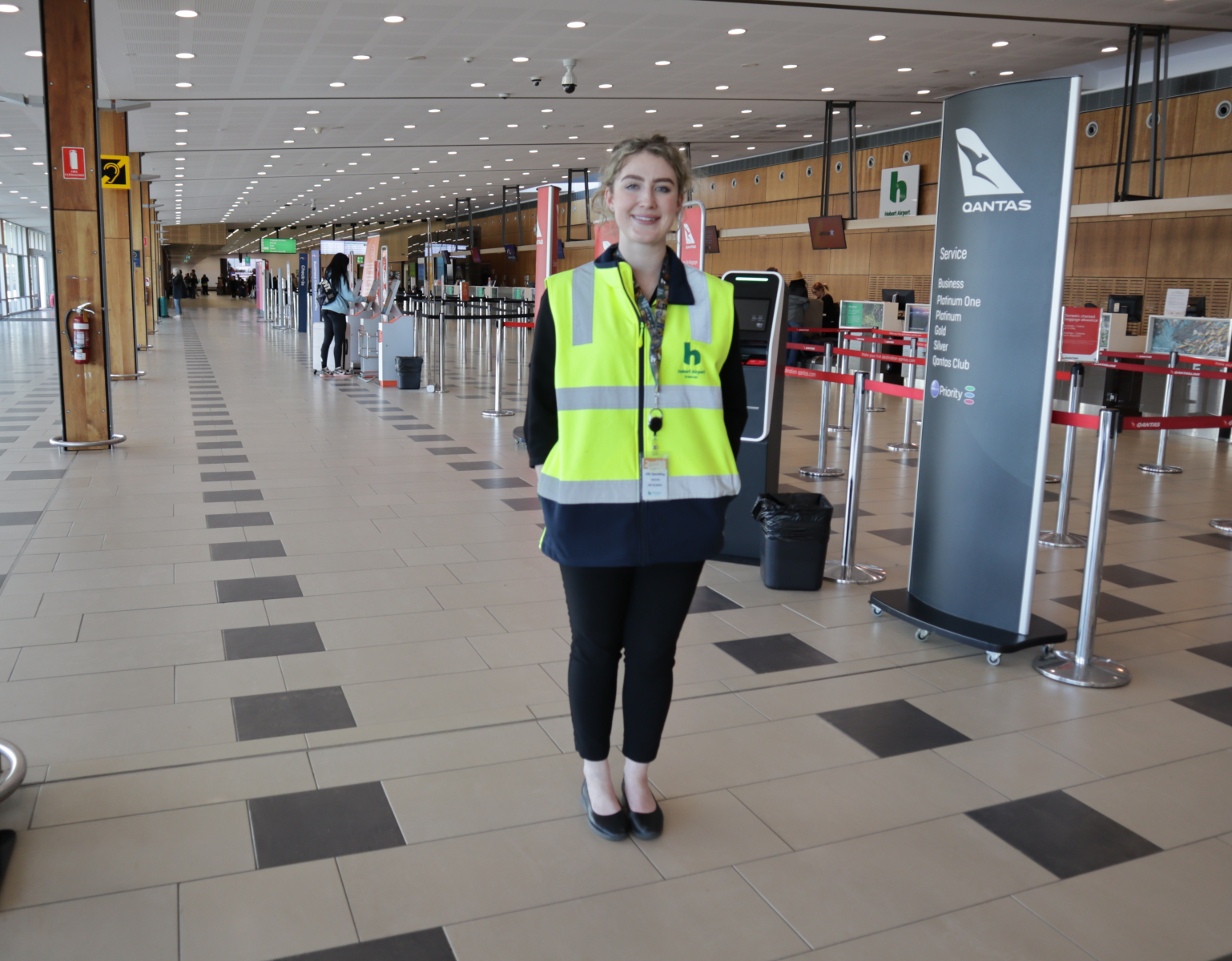 Airport Manager inside Airport